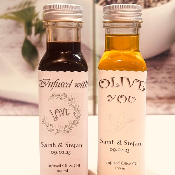 Olive Oil Balsamic Vinegar Favors Etsy