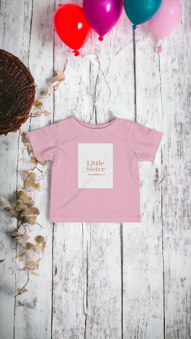Shirt little sister riot brush gift idea for friends baby shower Christmas image 2
