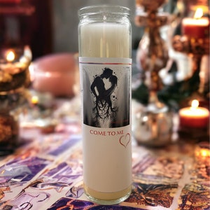 Come to me Ven a mi love ritual candle image 1