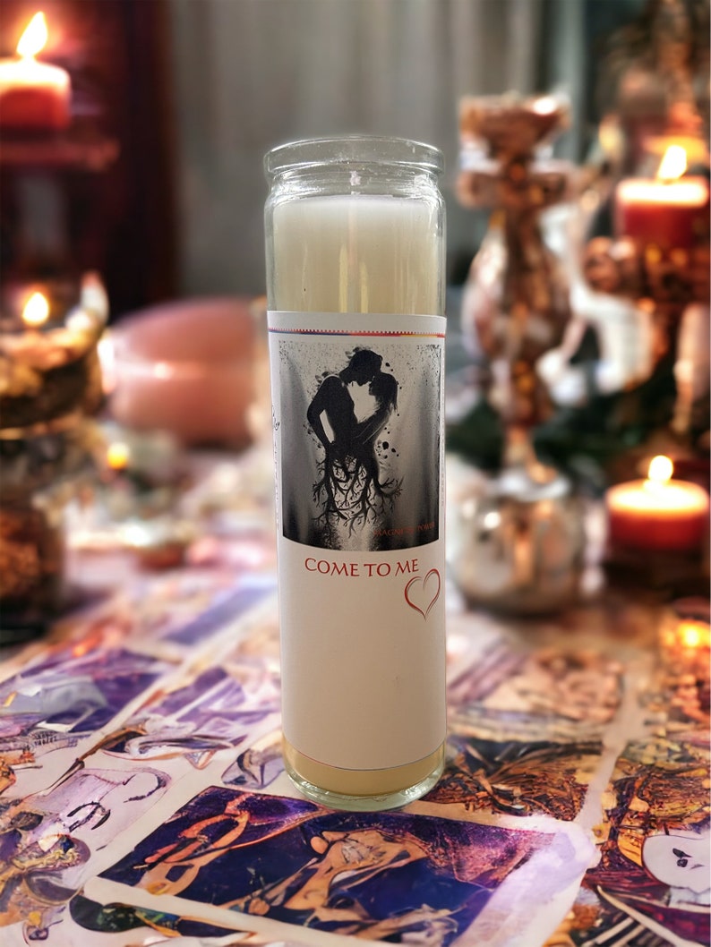 Come to me Ven a mi love ritual candle image 1