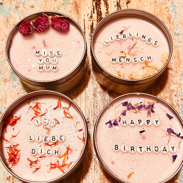 Candles With Message Etsy