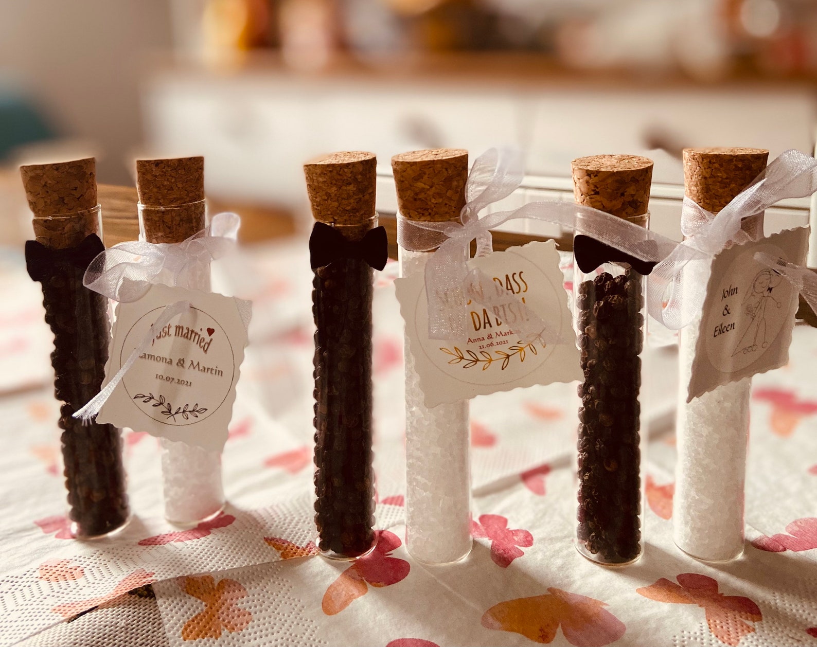 Salt & Pepper Wedding Gift Favor Salt and Pepper With Personal Etsy