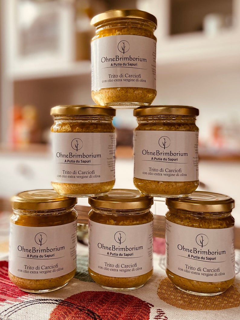 Artichoke paste from Sicily in organic quality Gourmet gift idea Artichoke paste from Sicily in organic quality Gourmet gift idea