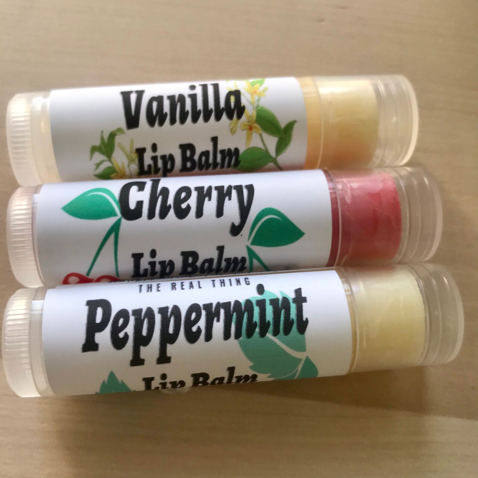 Vanilla Lip Balm. Vegan. Candelila Wax cocoa butter sweet Etsy