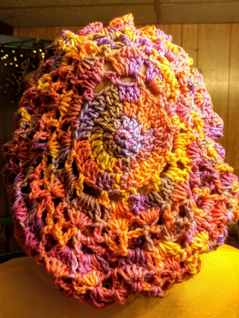 Slouchy Puff Stitch Beret