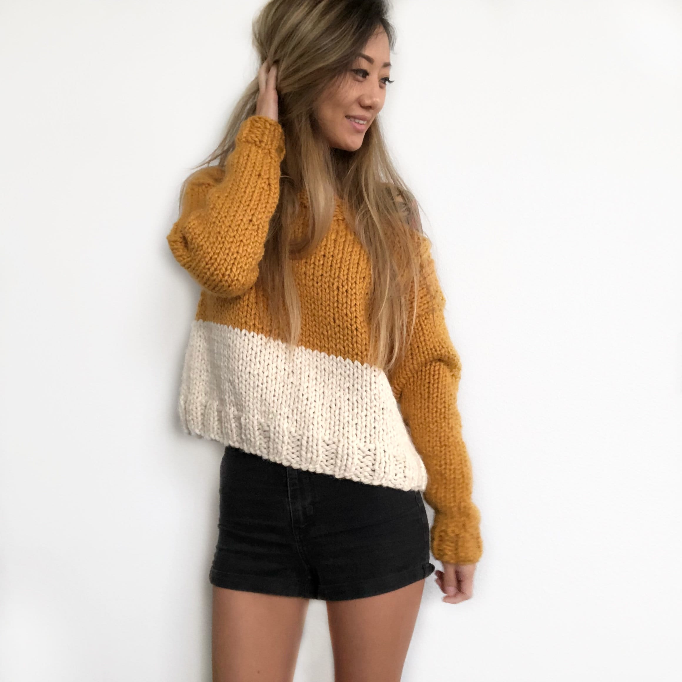 Knitting Pattern Sonoma Colorblock 
