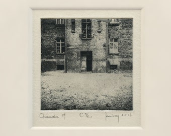 Etching print I Art print I Aquatint I Mezzotint I Original I Wall art I Architecture Studio City Industrial Photography