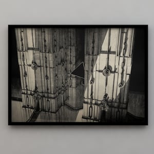 Art Print Printmaking Limited Etching Print  Aquatint  Original  Wall art Industrial  Abstract  Architecture  City Geometric Large