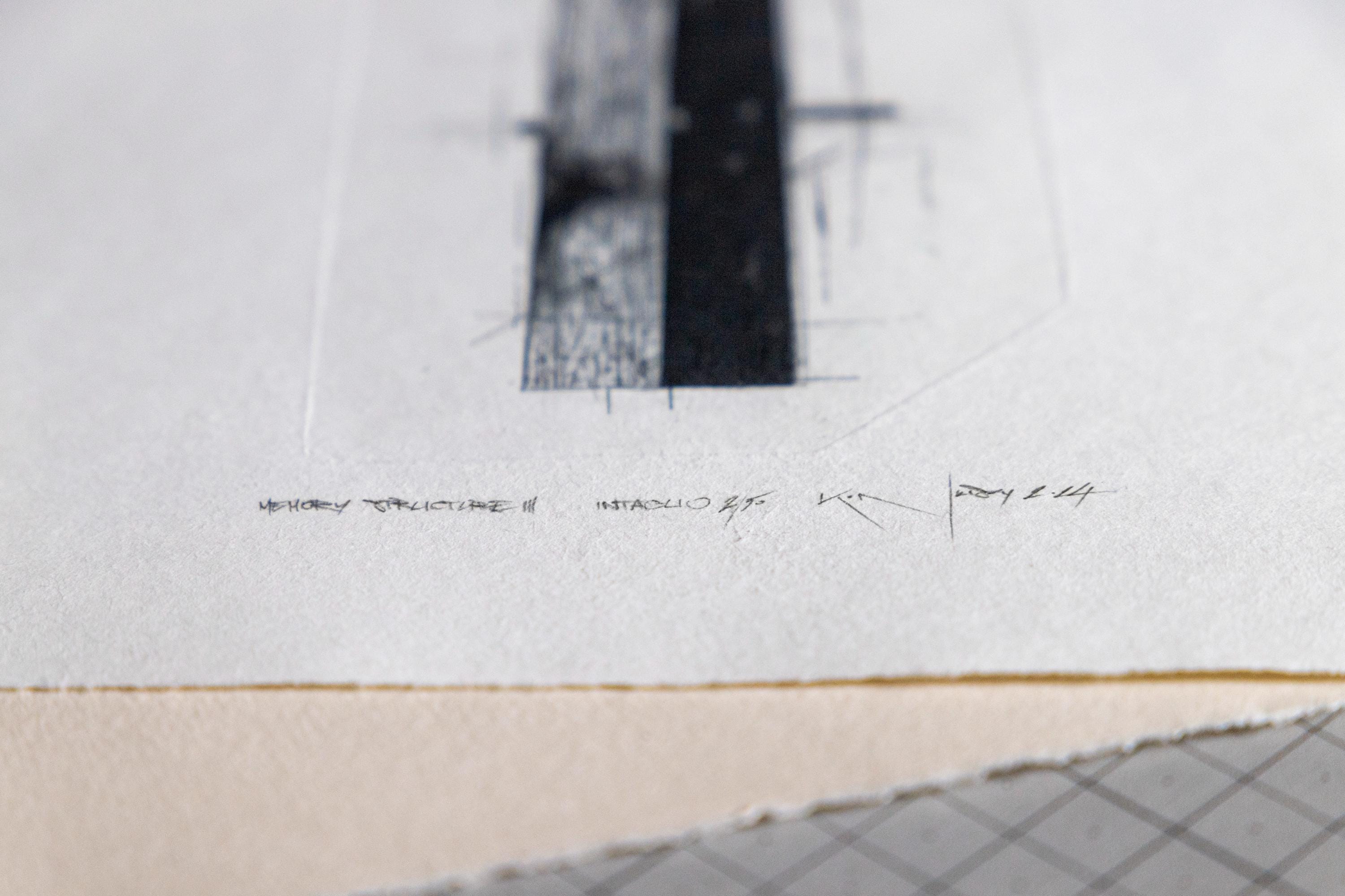 Intaglio Print: Abstract Architecture Etching, Modern Industrial Wall ...