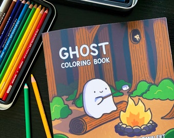 Livre de coloriage fantôme | Joli livre d'activités pour les enfants | Livre de coloriage pour adultes