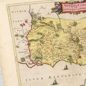 Old Map Dumfries, Galloway Annan, Eastriggs, Bowness on Solway ...