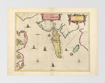 Map of Firth of Clyde } Old Scottish Map: Rothesay, Millport, Largs