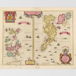Landkarte Schottland | Kirkwall, Wick, Lerwick, Schottland, Großbritannien, Highland, Orkneyinseln, Ness, Loch Ness, Orkney, Shetlandinseln, M
