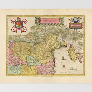 Mapa de Véneto / Venecia, Treviso, Trento, Verona, Bolzano, Norte de Italia, Italia, Módena, Parma, Innsbruck, Trentino Tirol del Sur, Alpes, Po,
