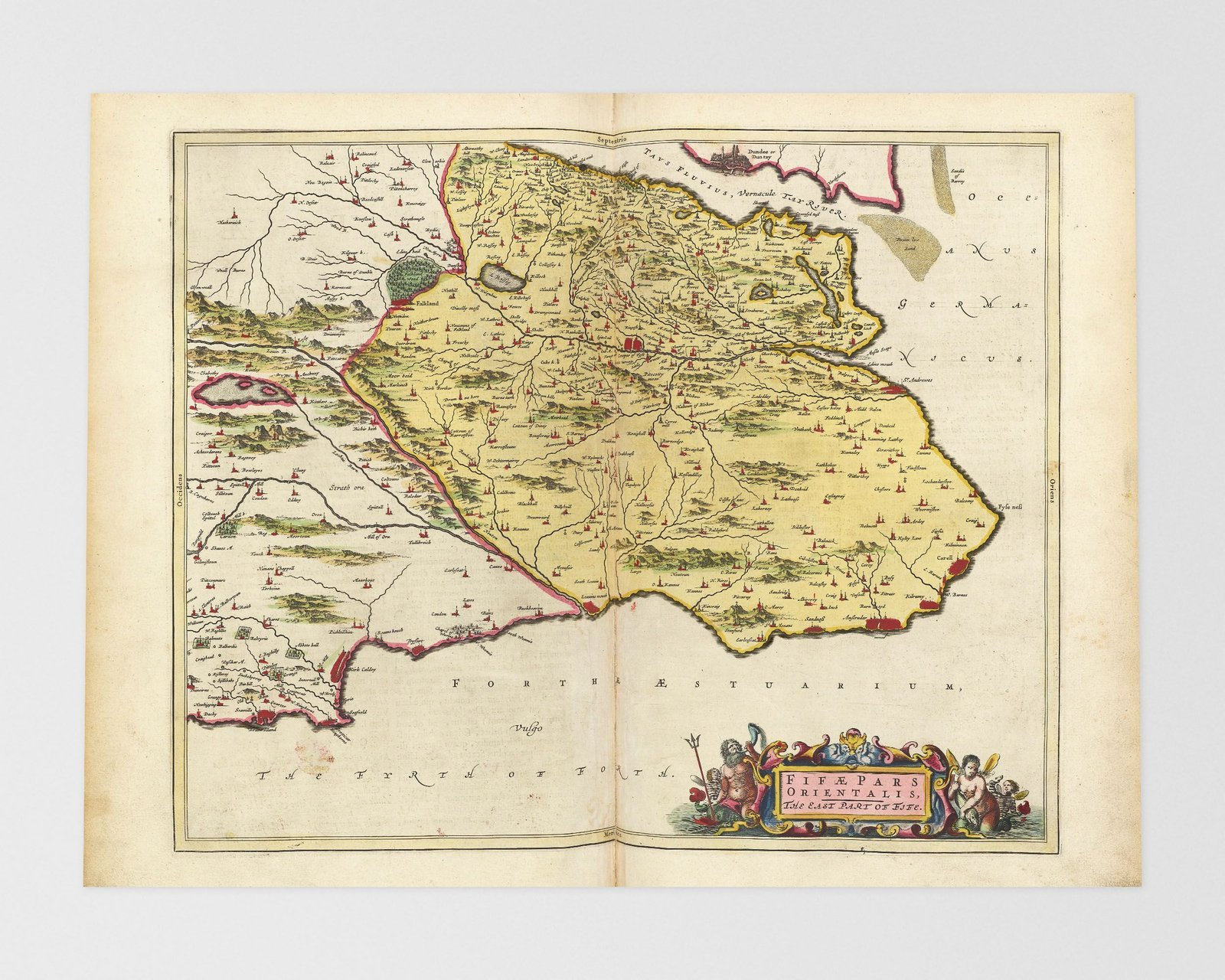 Fife Old Map Methil, Leven, Glenrothes, Springfield, Kennoway, Fife