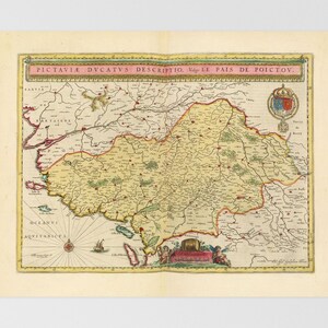 Landkarte von Frankreich | La Rochelle, Poitiers, Angers, Nantes, Tour, Westfrankreich, Frankreich, Vienne, Loire, Maine Et Loire, Vende, Deux Svres, Ind