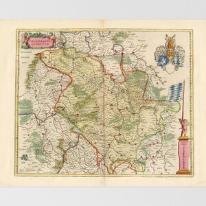 Germany Old Map | Mannheim, Schifferstadt, Grnstadt, Bad Drkheim, Rhineland Palatinate, Germany, Bhl Iggelheim, Bobenheim Roxheim, Limburger