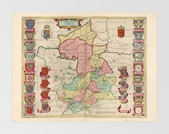 Cambridgeshire Old Map | Ely, St Ives, Chatteris, Cambridge, Northstowe, East Anglia, United Kingdom, Histon, Wilburton, Haddenham, Cambridg
