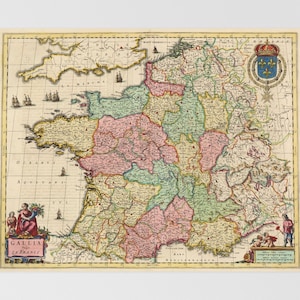 Kaart van Europa | Parijs, Londen, Genève, Brussel, Zürich, West-Europa, Frankrijk, Limoges, Le Havre, Orlans, Rijnland-Palts, Alpen, Loir