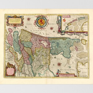 Karte von Nord-Holland | Amsterdam, Haarlem, Almere, Bussum, Hillegom, Niederlande, Zandvoort, Lisse, Diemen, Nord-Holland, Waal, Lauwersmee