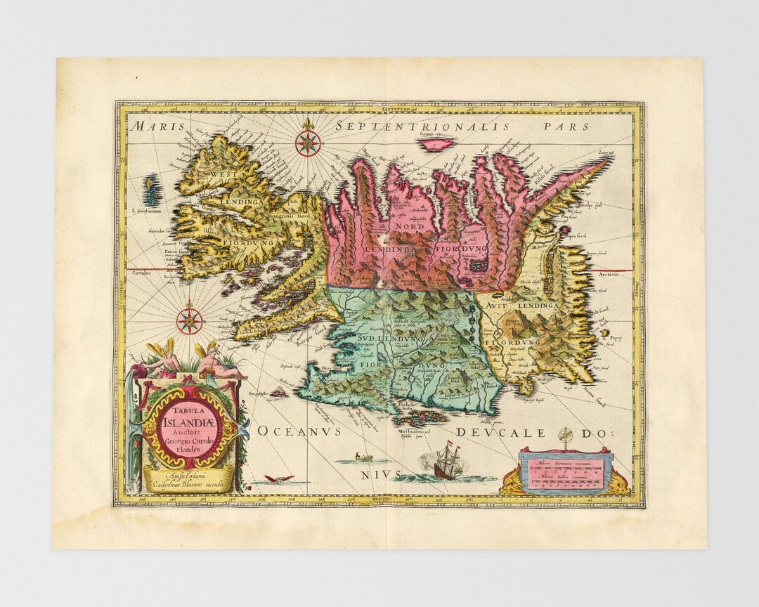 Map of Iceland | Reykjavk, Saurkrkur, Akureyri, Selfoss, Borgarnes ...