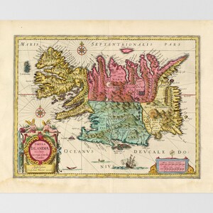 Carte de l'Islande | Reykjavk, Saurkrkur, Akureyri, Selfoss, Borgarnes, Côte islandaise, Islande, Sud, jrs, Norurland Eystra, Austurland,