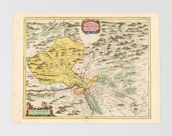 Basel-Landschaft Old Map | Reinach, Aesch, Therwil, Oberwil, Basel, Switzerland, Allschwil, Dornach, Pfeffingen, Basel Landschaft, Haute Rhi