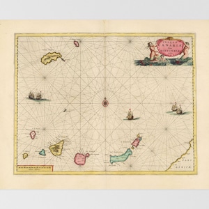 Landkarte Kanarische Inseln | Funchal, Arrecife, Kanarische Inseln, Spanien, Las Palmas, Madeira, Lanzarote, Insel Madeira, Kanarische Inseln, Fuerteventura,