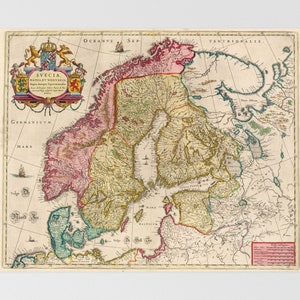 Landkarte der nordischen Länder | Stockholm, Helsingin, Sankt Petersburg, Oslo, Kopenhagen, Skandinavische Länder, Finnland, Trondheim, Turku, Pori, Karel