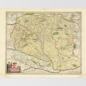 Central Europe Old Map | Budapest, Kecskemt, Belgrade, Szolnok, Szeged, Central Europe, Hungary, Bratislava, Kaposvr, Osijek, Timi, Soroksar