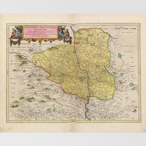 Lanarkshire Old Map | East Kilbride, Motherwell, Larkhall, Blantyre, Hamilton, Scotland, United Kingdom, Giffnock, Airdrie, Coatbridge, Sout