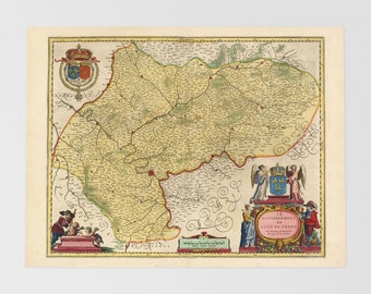 Mapa de Île-de-France } Mapa francés: Gonesse, Chelles, Villiers Le Bel