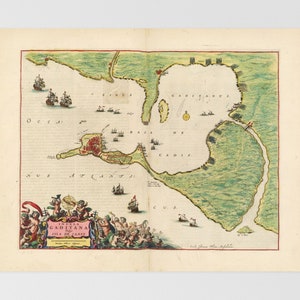 Andalusia Old Map | Cdiz, Puerto Real, San Fernando, South Spain, Spain, Barriada Meadero, Barrio Jarana, De La Reina, Ficus Macrophylla, La