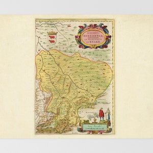 Mappa di Béarn / Pau, Orthez, Billre, Lons, Oloron Sainte Marie, Pirenei, Francia, Viellenave Darthez, Serres Sainte Marie, Casteide Cami, Py