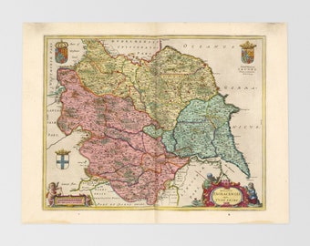 Yorkshire Old Map | York, Leeds, Wakefield, Sherburn In Elmet, Harrogate, North Yorkshire, United Kingdom, Haxby, Pontefract, Otley, Great B