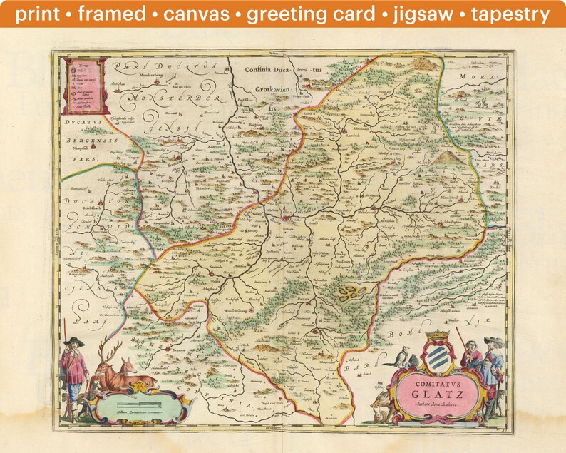 Basse Silésie Ancienne carte d'impression de Pologne Etsy France