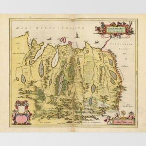 Sutherland Old Map | Tongue, Bettyhill, Skerray, Coldbackie, Armadale, Northern Scotland, United Kingdom, Melness, New Reay, Highland, Achri