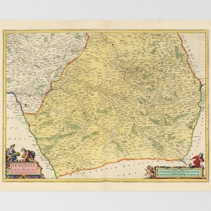 Aube Old Map | Troyes, Sens, Romilly Sur Seine, Vitry Le Francois, Bar Sur Aube, French Champagne, France, Chaumont, Nogent Sur Seine, Grand