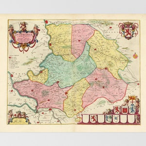 Karte von Achterhoek | Doetinchem, Lichtenvoorde, Halle, Marinvelde, Keijenborg, Ostholland, Niederlande,Dotburg, Lochem, Bocholt, Gel