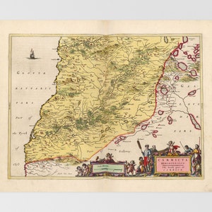Mapa de South Ayrshire / Colmonell, Girvan, Barr, Lendalfoot, Dailly, Suroeste de Escocia, Reino Unido, South Ayrshire, Dumfries Galloway,