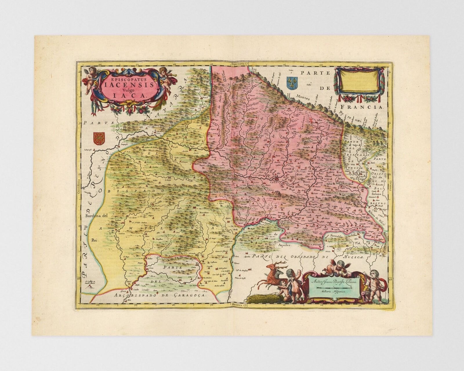 Map of Aragon } Gift for Spanish Dad: Jaca, Huesca, Bailo - Etsy New Zealand