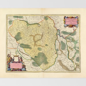 Kaart van Altmark } Cadeau voor Duitse vader: Bismark Altmark, Gardelegen, Stendal