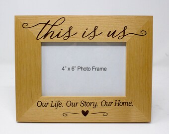 This Is Us: Our Life Family Our Home Picture Frame