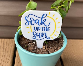 Soak Up The Sun Plant Stake