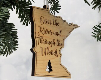 River and Woods MN Ornament