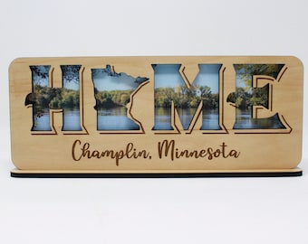 MN Home Picture Frame Personalized
