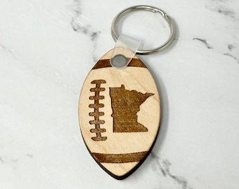 Minnesota Football Keychain