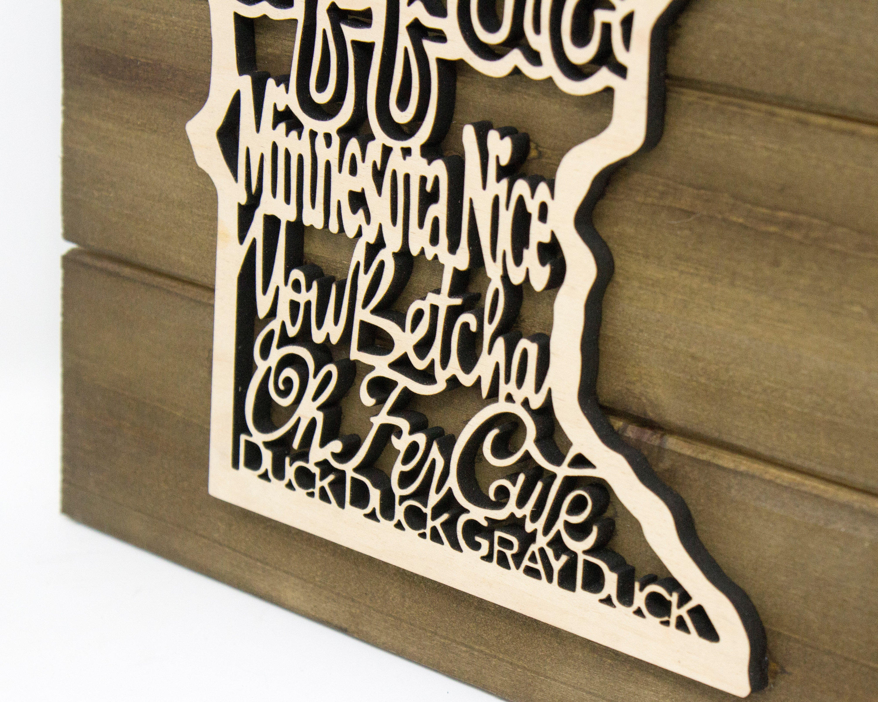 Minnesota Sayings Wall Sign Etsy