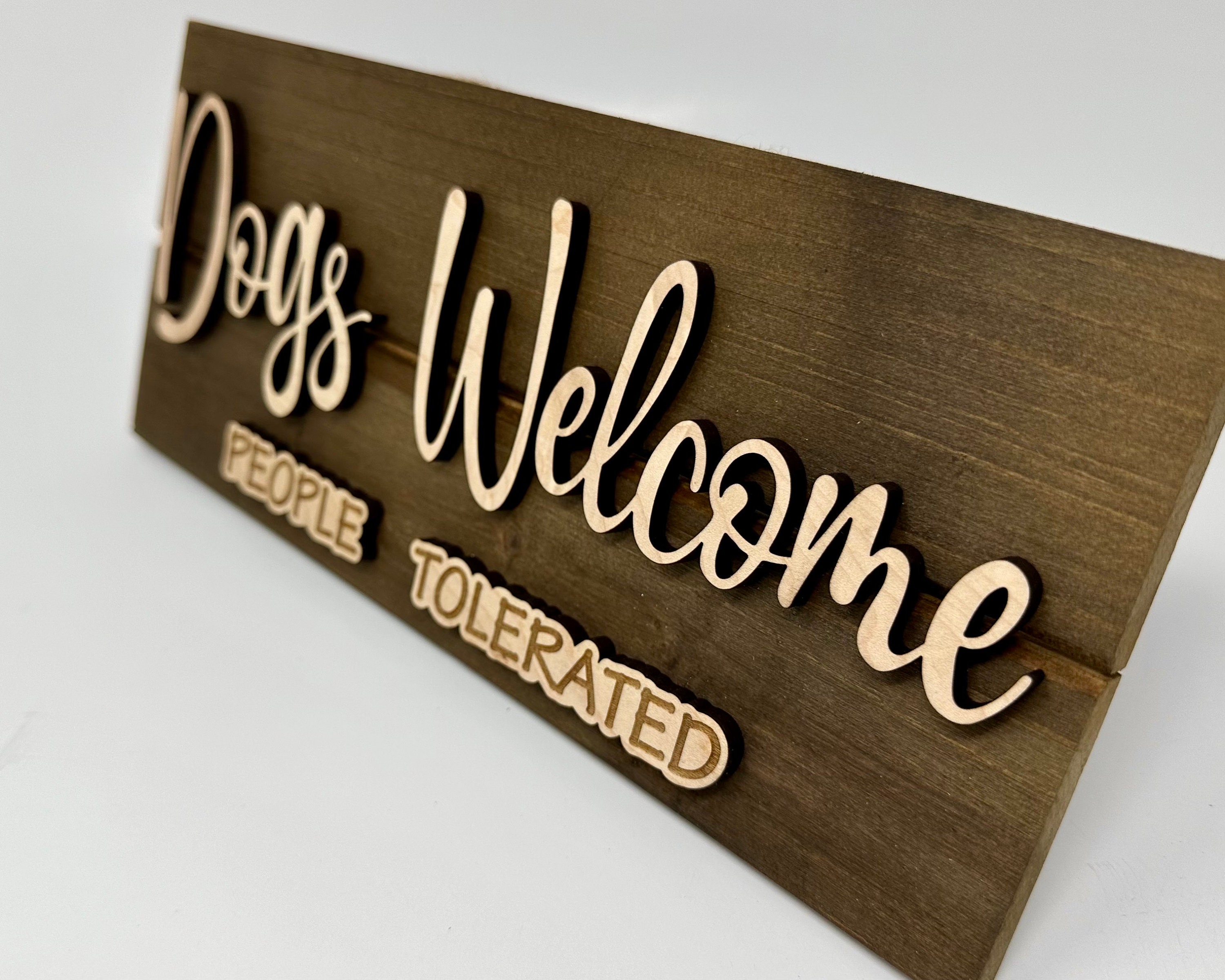 Dogs Welcome Sign - Etsy
