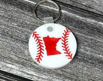 Minnesota Baseball Keychain